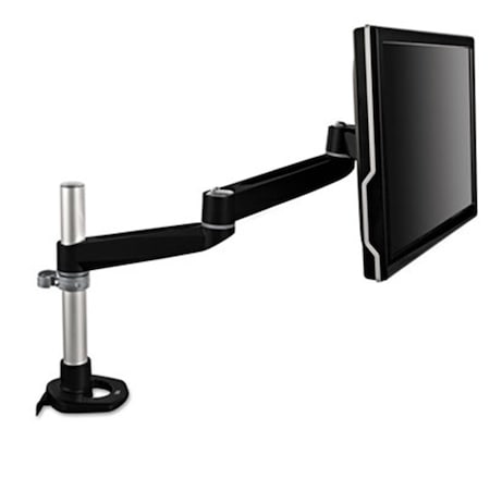 Abacus Single-Swivel Monitor Arm 4 .5 x 25 .5 Black-Gray AB39212